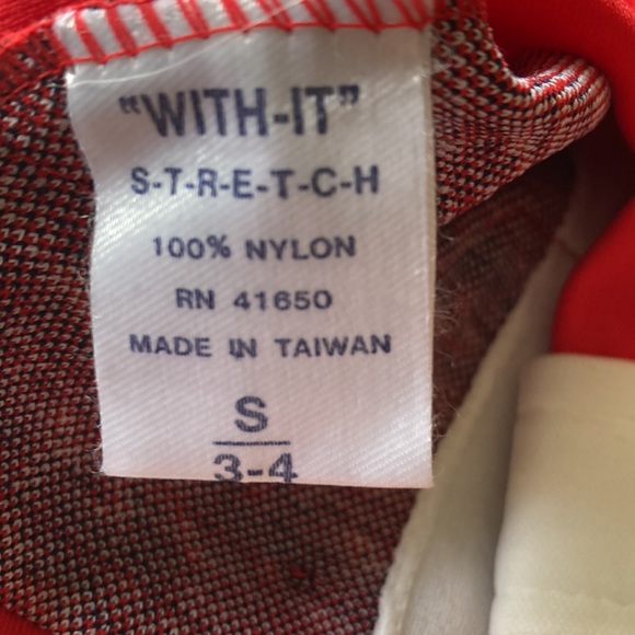 NWT with it Vintage Toddler knit apple patterned child swim trunks -2 available - Picture 6 of 9